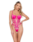 Arabella Bubblegum Heart Cup Pink Teddy