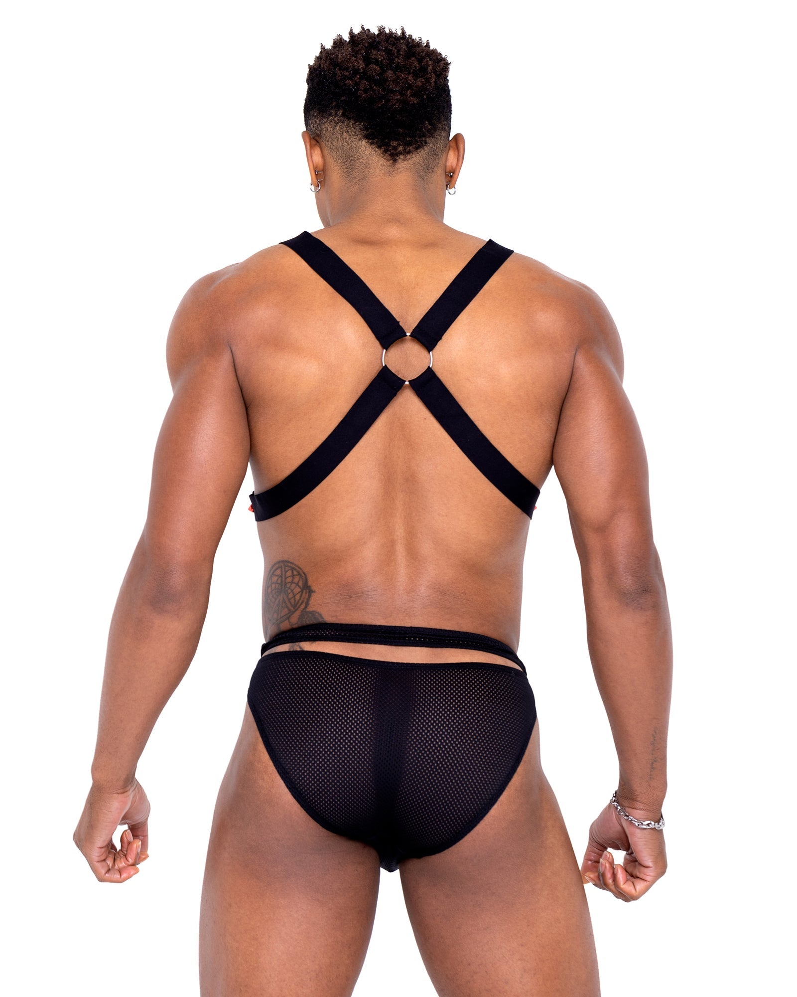 Men’s Criss Cross Black Harness